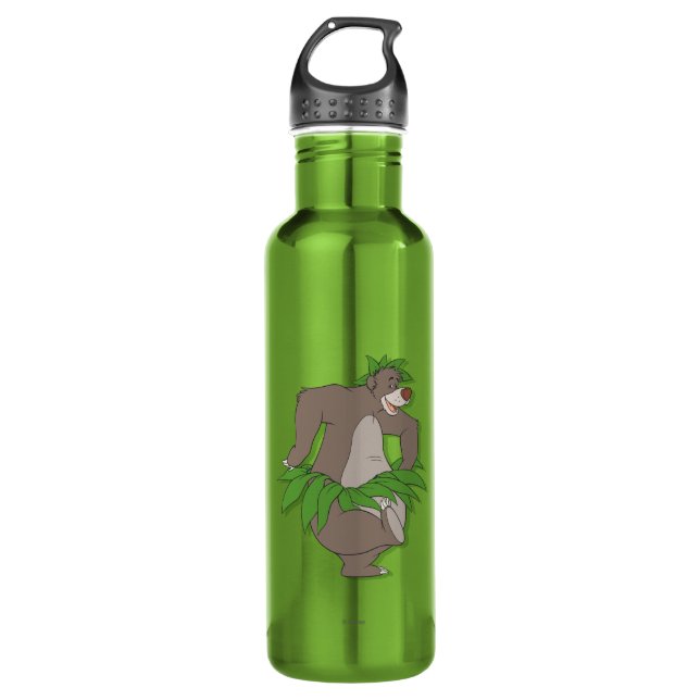 The Jungle Book Baloo with Grass Skirt Water Bottle (Front)