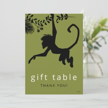 The Jungle Book Birthday Gift Table Invitation by TheJungleBook at Zazzle