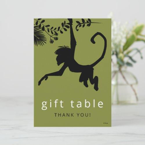 The Jungle Book Birthday Gift Table Invitation
