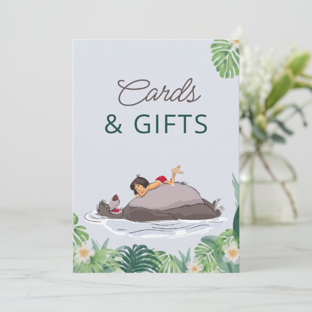 The Jungle Book Birthday Invitation (Standing Front)
