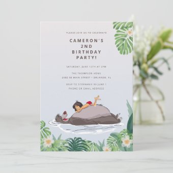 The Jungle Book Birthday Invitation | Zazzle
