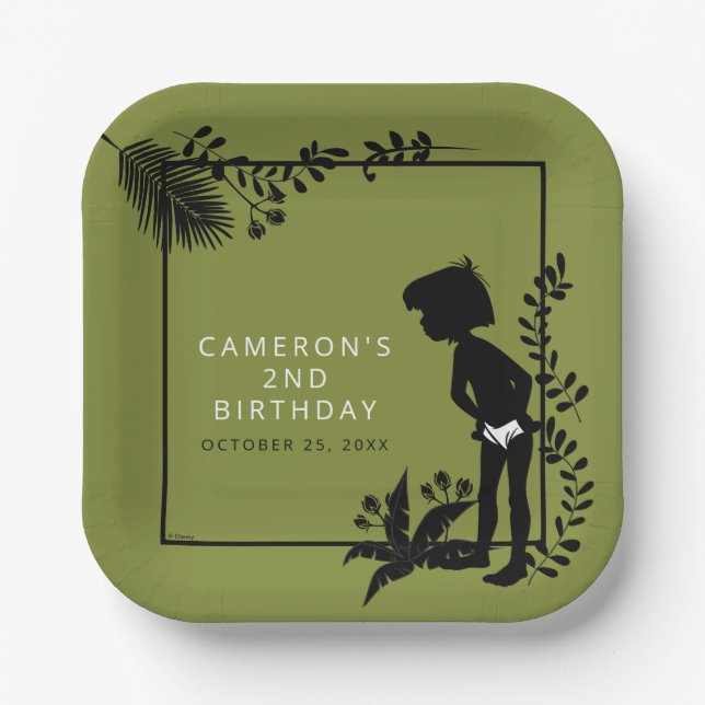 The Jungle Book Birthday Paper Plates (Front)