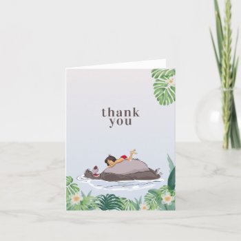 The Jungle Book Birthday Thank You Card by TheJungleBook at Zazzle