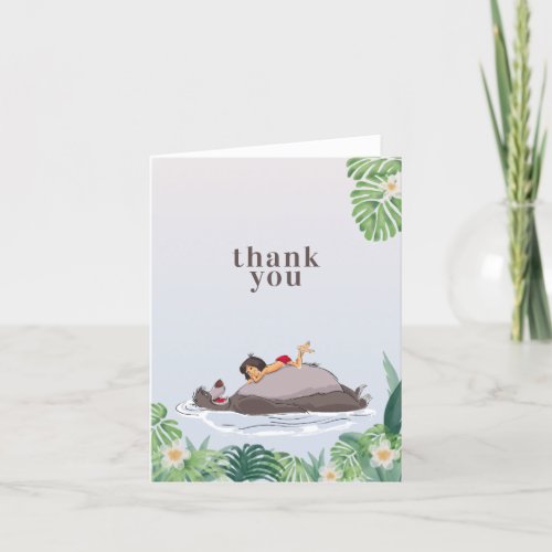 The Jungle Book Birthday Thank You Card