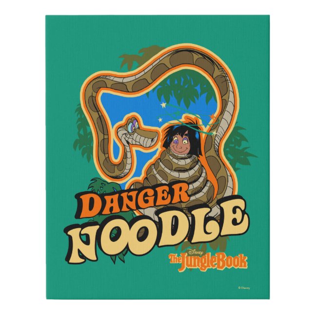 The Jungle Book | Danger Noodle Faux Canvas Print (Front)