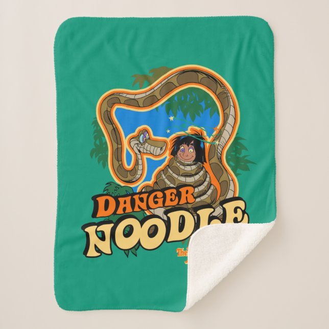 The Jungle Book | Danger Noodle Sherpa Blanket (Front)