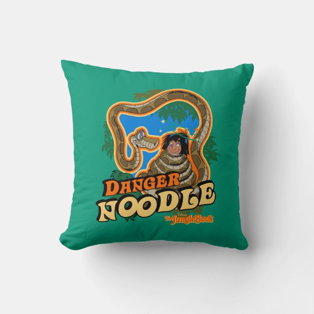 The Jungle Book | Danger Noodle Throw Pillow (Front)