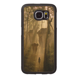 The Jungle Book Elephants Carved Wood Samsung Galaxy S6 Case