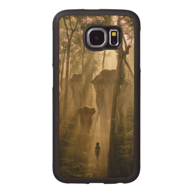 The Jungle Book Elephants Carved Wood Samsung Galaxy S6 Case (Back)