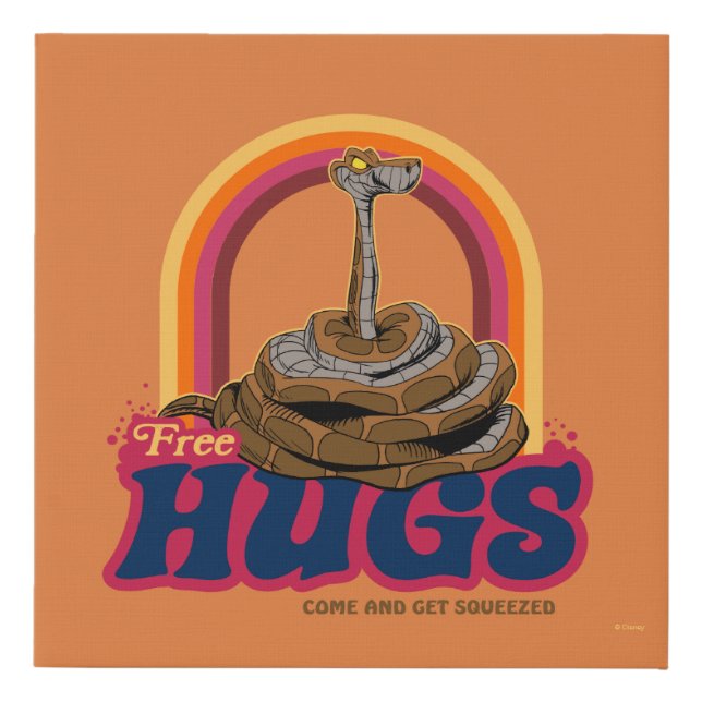The Jungle Book | Free Hugs Faux Canvas Print (Front)