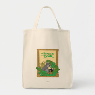 King Louie and Mowgli Canvas Tote Bag Jungle Book Tote 