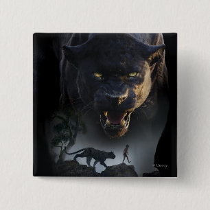 The Jungle Book   Push the Boundaries Pinback Button