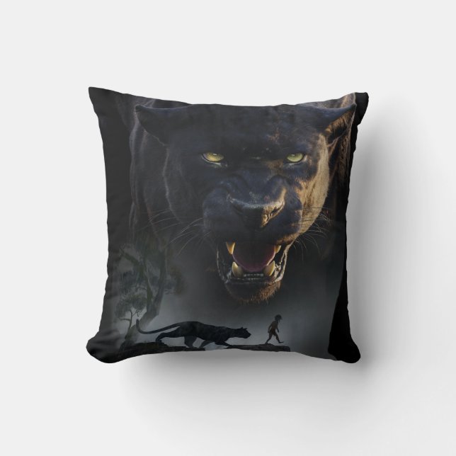 The Jungle Book | Push the Boundaries Throw Pillow (Front)