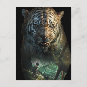 The Jungle Book   Shere Khan & Mowgli Postcard