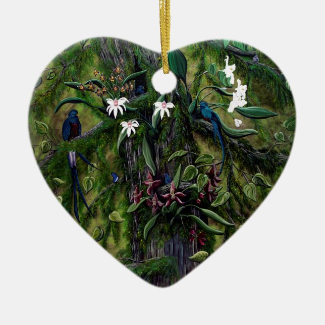 The Jungles of Tikal Ceramic Ornament (Front)