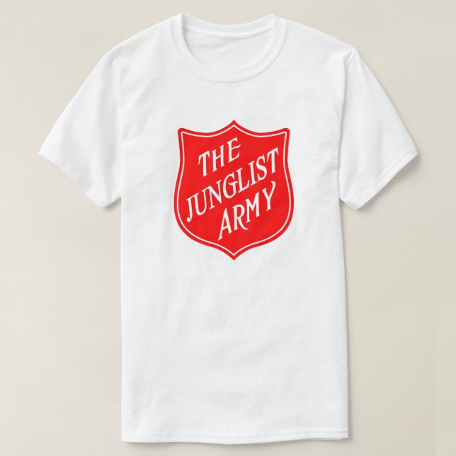 THE JUNGLIST ARMY T-Shirt (Design Front)