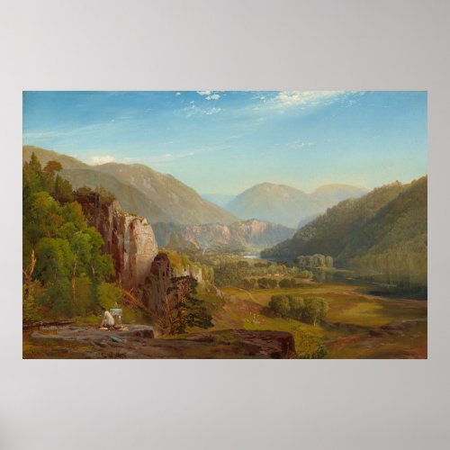 The Juniata River Pennsylvania by Thomas Moran Poster