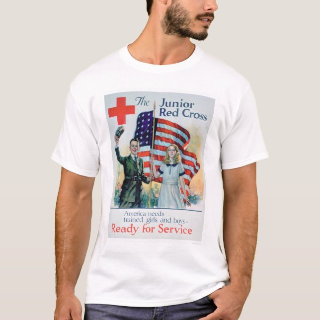 The Junior Red Cross (US00299) T-Shirt (Front)