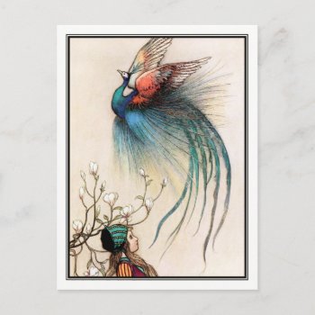The Juniper Tree By Warwick Goble Postcard by vintage_illustration at Zazzle