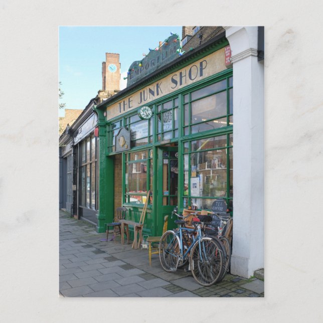 The Junk Shop, Greenwich, London Postcard (Front)