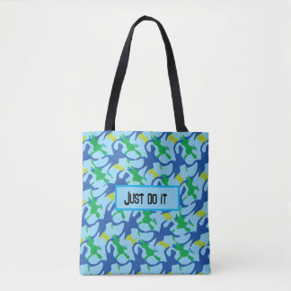 The "Just do it" tote bag