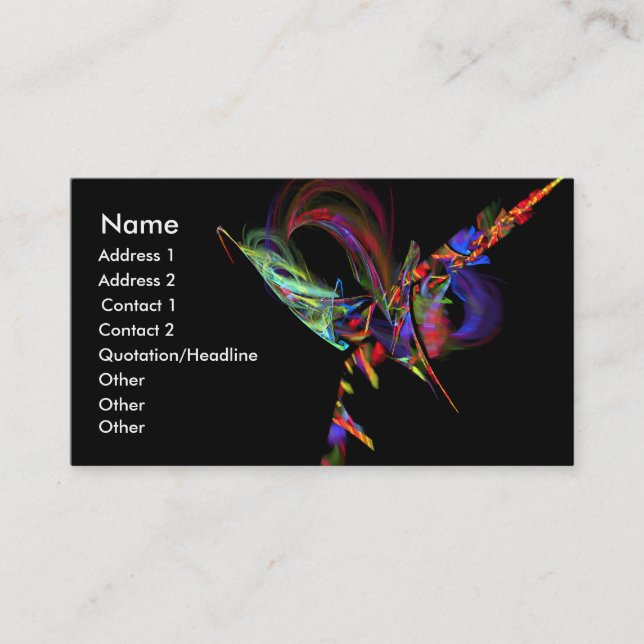 The Kachina Business Card (Front)