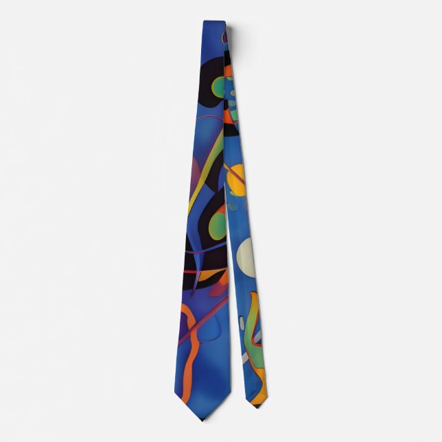 The Kandinsky Bug Neck Tie (Front)