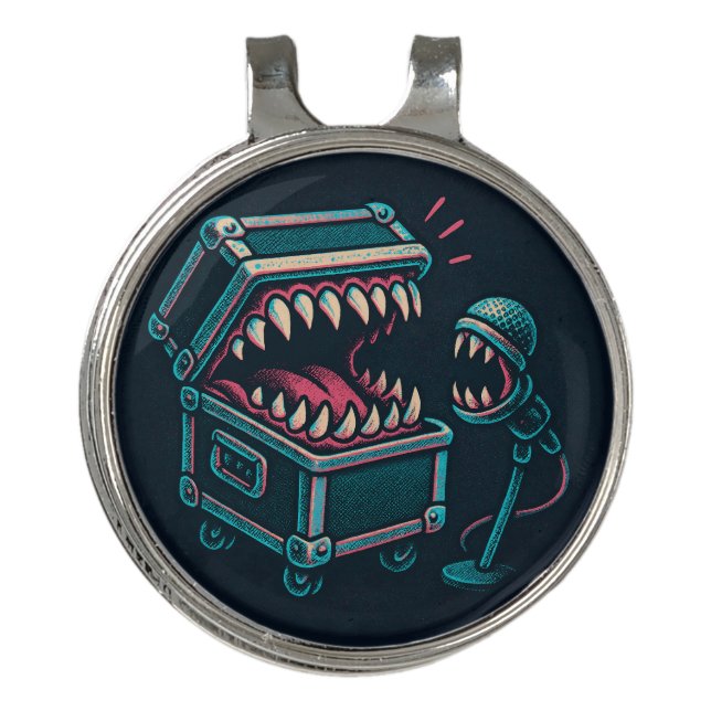 The Karaoke Mimic Golf Hat Clip (Front)