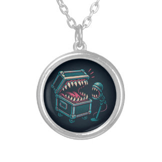 The Karaoke Mimic Silver Plated Necklace