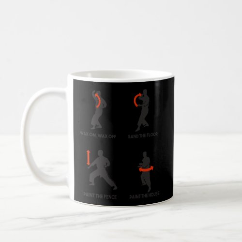 The Karate Kid Early Miyagi Lessons Coffee Mug