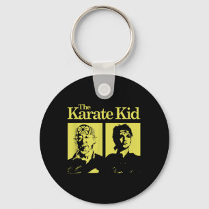 The Karate Kid Sensei and Student Vintage Photo Keychain