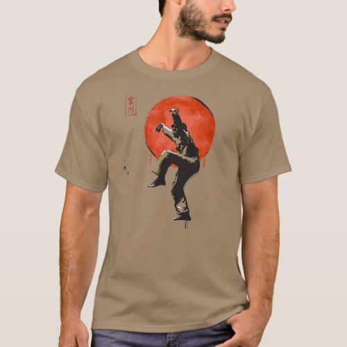 The Karate Kid Sumi Ink Crane Kick T_Shirt