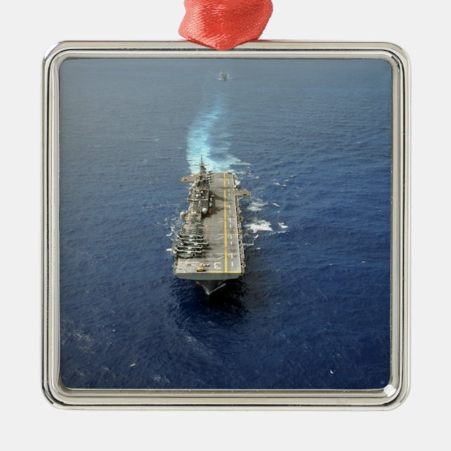 The Kearsarge Amphibious Ready Group Metal Ornament (Front)
