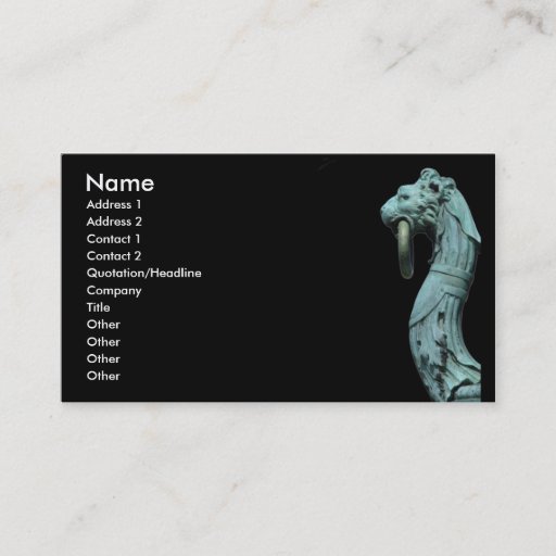Customizable The keeper business card template