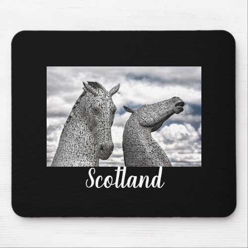 The Kelpies at Falkirk Scenic Scotland Mouse Pad