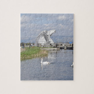 the Kelpies , Helix Park , Falkirk Jigsaw Puzzle
