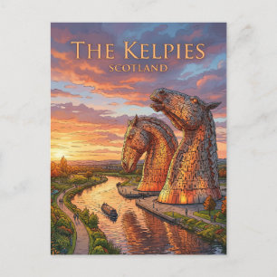 The Kelpies United Kingdom Postcard
