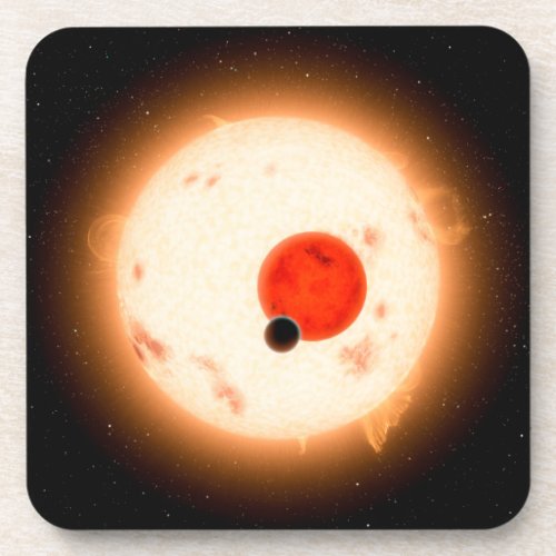 The Kepler_16 System Beverage Coaster