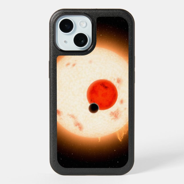 The Kepler-16 System. iPhone 15 Case (Back)