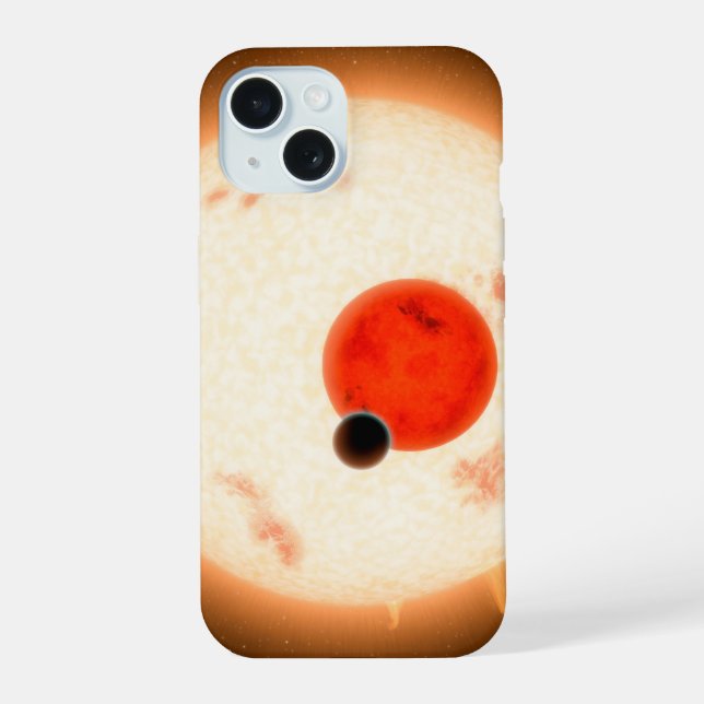 The Kepler-16 System. iPhone 15 Case (Back)