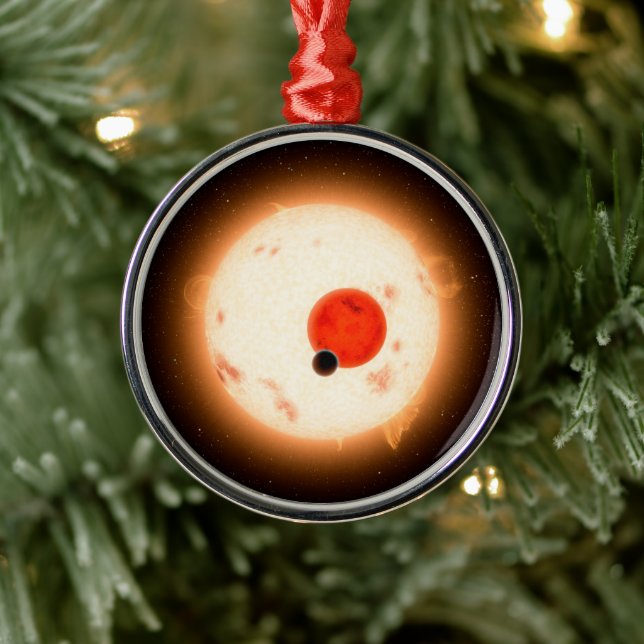 The Kepler-16 System. Metal Ornament (Tree)