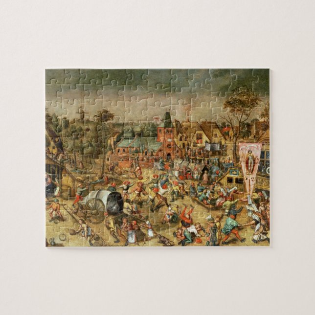 The Kermesse of the Feast of St. George Jigsaw Puzzle (Horizontal)