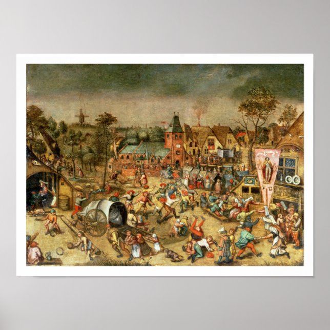 The Kermesse of the Feast of St. George Poster (Front)