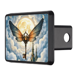 The Key of Eternity – Steampunk Wings Hitch Cover
