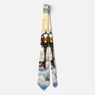 The Key of Eternity – Steampunk Wings Neck Tie