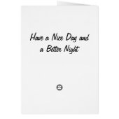 The Key to Failure African Traditional Design card (Back)