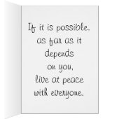 The Key to Failure African Traditional Design card (Inside (Right))