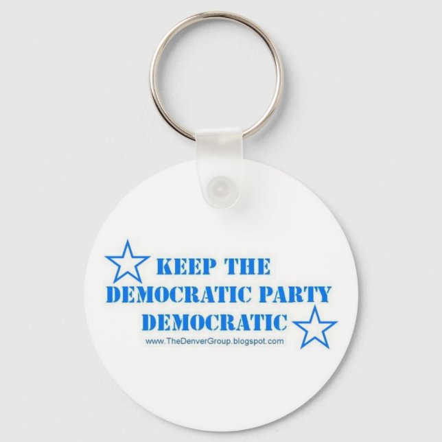The key to keeping the Democratic Party democratic Keychain (Front)