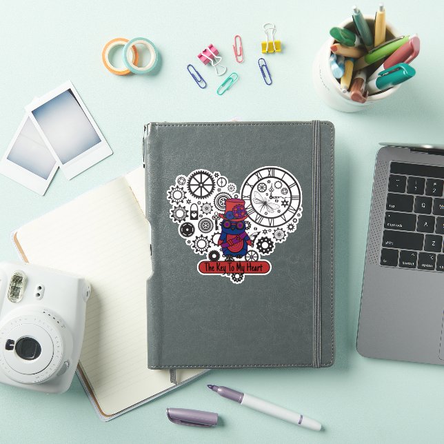 The Key to My Heart Sticker (iPad Cover)