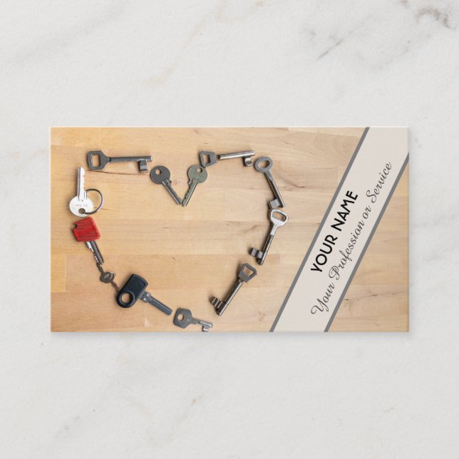 The key to your success - business card (Front)